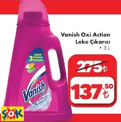 VANİSH OXİ ACTİON LEKE ÇIKARICI VANİSH OXİ ACTİON LEKE ÇIKARICI